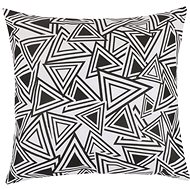 Bellatex ADÉLA - 40 × 40 cm - trojúhelníky černé - Pillow
