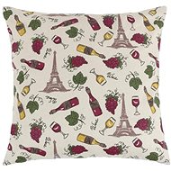 Bellatex DANA - 45 × 45 cm - víno - Pillow