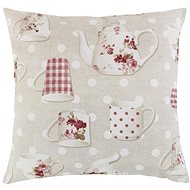 Bellatex EMA - 45 × 45 cm - mug with teapot - Pillow