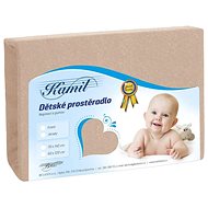 Bellatex Baby terry - 60 × 120 cm - beige - Cot sheet