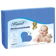 Bellatex Baby terry - 60 × 120 cm - blue - Cot sheet