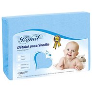 Bellatex Baby terry - 60 × 120 cm - light blue - Cot sheet