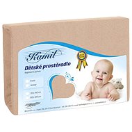 Bellatex Baby terry - 70 × 140 cm - beige - Cot sheet