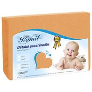 Bellatex Baby terry - 70 × 140 cm - salmon - Cot sheet