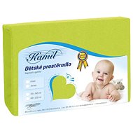 Bellatex Baby terry - 70 × 140 cm - olive - Cot sheet