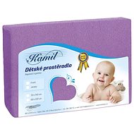 Bellatex Baby terry - 70 × 140 cm - light purple - Cot sheet