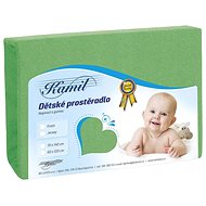 Bellatex Baby terry - 70 × 140 cm - green - Cot sheet