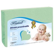 Bellatex Children's jersey - 60 × 120 cm - light green - Cot sheet