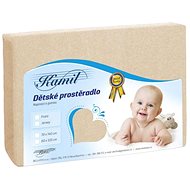 Bellatex Children's jersey - 60 × 120 cm - light beige - Cot sheet