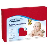 Bellatex Kids jersey - 70 × 140 cm - red - Cot sheet