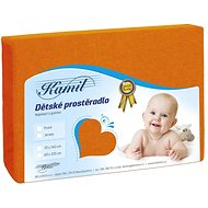 Bellatex Baby Jersey - 70 × 140 cm - orange - Cot sheet