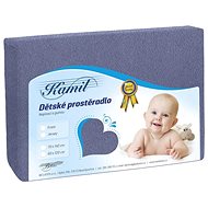 Bellatex Children's jersey - 70 × 140 cm - grey - Cot sheet
