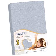 Bellatex Terry - 90 × 200 × 40 cm - grey - Bedsheet
