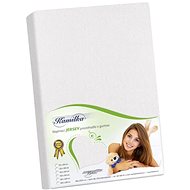 BELLATEX Jersey sheet 90 × 200 × 40 cm, white - Bedsheet