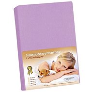 Bellatex Jersey with elastane - 100 × 200 cm - purple - Bedsheet