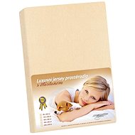 Bellatex Jersey with elastane - 140 × 200 cm - beige - Bedsheet