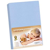 Bellatex Jersey with elastane - 140 × 200 cm - blue - Bedsheet