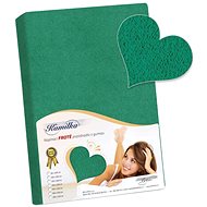 Bellatex Terry - 100 × 200 cm - dark green - Bedsheet