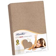 Bellatex Terry - 140 × 200 cm - coffee - Bedsheet