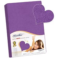 Bellatex Terry - 200 × 200 cm - dark purple - Bedsheet