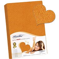 Bellatex Terry - 200 × 220 cm - light orange - Bedsheet