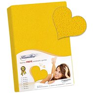 Bellatex Terry - 200 × 220 cm - deep yellow - Bedsheet