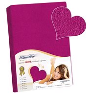 Bellatex Terry - 90 × 200 cm - fuchsia - Bedsheet