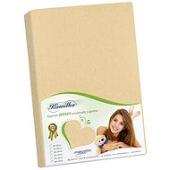 Bellatex Jersey - 100 × 200 cm - light beige - Bedsheet