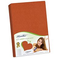 Bellatex Jersey - 140 × 200 cm - brick - Bedsheet
