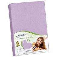 BELLATEX Jersey sheet 140 × 200 cm, purple - Bedsheet