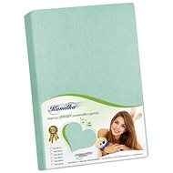 BELLATEX Jersey sheet 140 × 200 cm, light green - Bedsheet