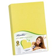 Bellatex Jersey - 140 × 200 cm - yellow - Bedsheet