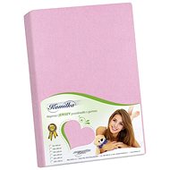 BELLATEX Jersey sheet 160 × 200 cm, pink - Bedsheet