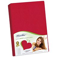 Bellatex Jersey - 180 × 200 cm - red - Bedsheet