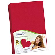 Bellatex Jersey - 90 × 200 cm - red - Bedsheet
