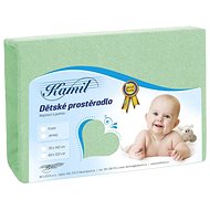 Bellatex Jersey with elastane - 60 × 120 cm - green - Cot sheet
