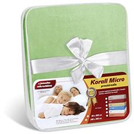 Bellatex Korall micro - 180 × 200 cm - light green - Bedsheet