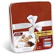 Bellatex Korall micro - 90 × 200 cm - terra - Bedsheet