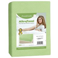 Bellatex Microflannel - 180 × 200 cm - light green - Bedsheet