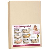 Bellatex Linen - 90 × 200 cm - beige - Bedsheet