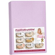 Bellatex Linen - 90 × 200 cm - purple - Bedsheet
