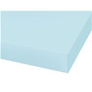 Bellatex Satin - 90 × 200 cm - light blue - Bedsheet
