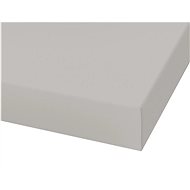 Bellatex Satin - 90 × 200 cm - light grey - Bedsheet