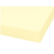 Bellatex Satin - 90 × 200 cm - light yellow - Bedsheet