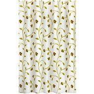 Bellatex Bathroom curtains - 180 × 200 cm - beige plants - Shower Curtain