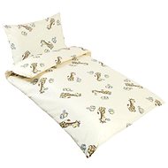 Bellatex Agata - 90 × 135, 45 × 60 cm - Beige Giraffe - Children's Bedding
