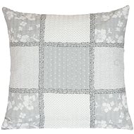 Bellatex Krepové - 40 × 40 cm na zip - patchwork světle šedý - Bed Linen