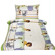 Bellatex Cotton Junior - 140 × 200, 70 × 90 cm - safari green - Bed Linen