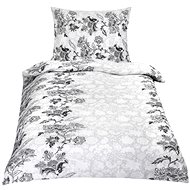 Bellatex Crepe - 140 × 200, 70 × 90 cm - grey - Bed Linen