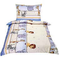 Bellatex Cotton Junior - 140 × 200, 70 × 90 cm - safari blue - Bed Linen